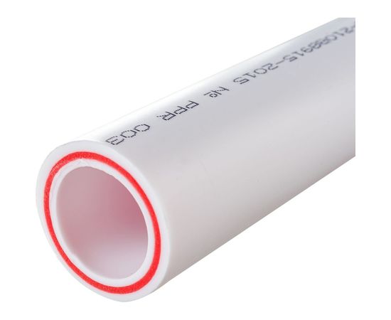 Труба Gigant PP-R белая, армированная стекловолокном SDR 7.4 (PN 20) 32x4.4 мм, 2 м GSG-13 