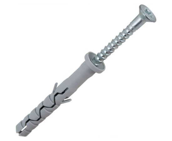 Дюбель-гвоздь Госкреп 6х40 цилиндрическая манжета, нейлон, 12 шт 4-0013190 