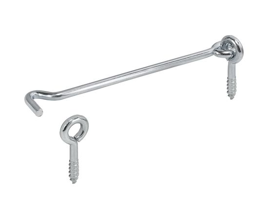 Накидной крючок с осью VORMANN 200 мм, d 6,0 мм, оцинкованный 00082 200 Z 