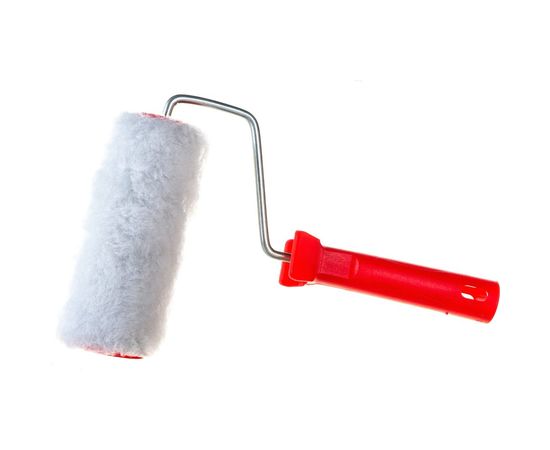 Малярный валик РемоКолор с рукояткой Меховой, ось 6мм, D48мм, 150мм, 04-2-000 