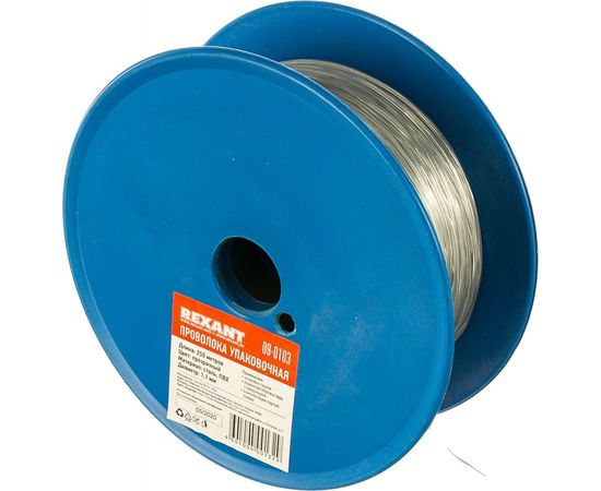 Упаковочная проволока в ПВХ REXANT прозрачная, бухта 250 м 09-0103 