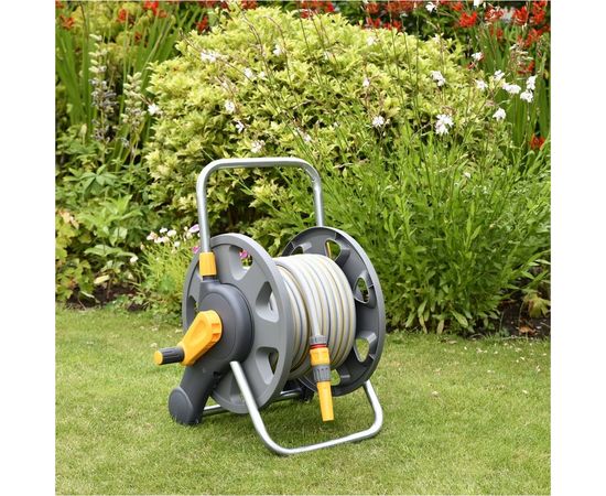 Катушка со шлангом 1/2"" 25 м, коннекторами и наконечником для шланга Hozelock 2431 2431R3600 – изображение 2