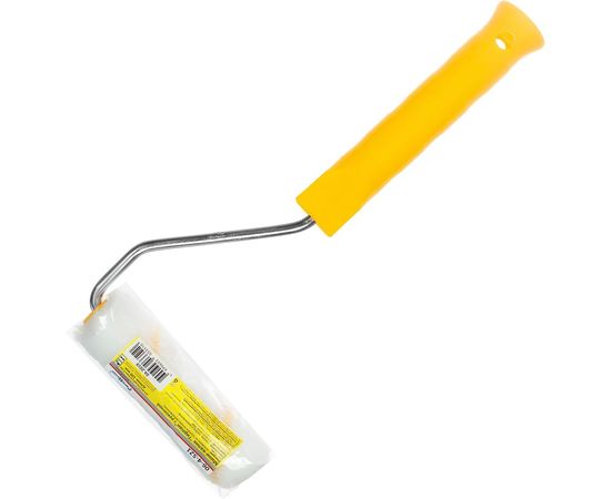 Малярный мини-валик РемоКолор с рукояткой Гирпан, ось 6мм, D15мм, 100мм, 06-4-521 – изображение 2