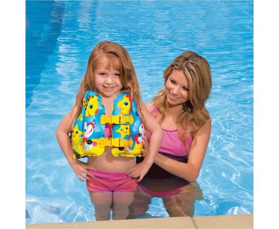 Надувной жилет Забавные рыбки, для 3-5 лет, Intex 59661 – изображение 2