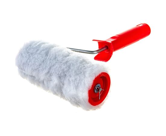 Малярный валик РемоКолор с рукояткой Меховой, ось 6мм, D48мм, 150мм, 04-2-000 – изображение 2