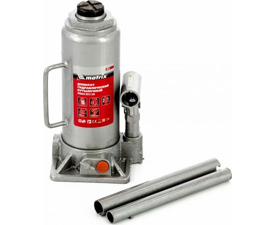 Гидравлический бутылочный домкрат MATRIX 10 т, h подъема 230–460 мм 50767 – изображение 2