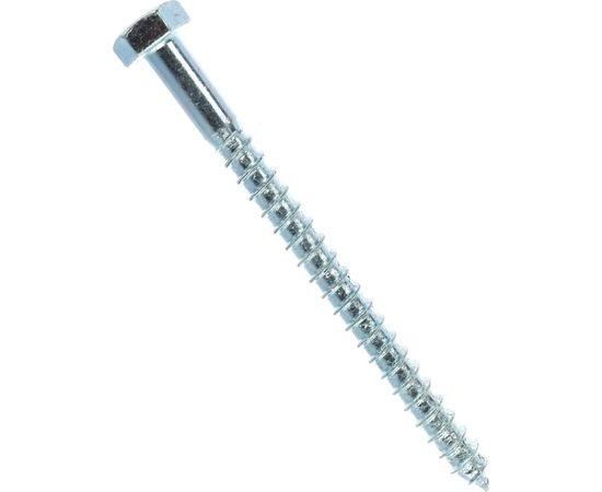 Сантехнический шуруп с ШГ ЕВРОПАРТНЕР DIN 571 Zn 8х100 10шт. 5 0951 2 – изображение 2