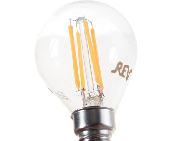Светодиодная лампа REV, LED G45 E14 5W, 2700K, теплый свет PREMIUM FILAMENT 32357 0 – изображение 3