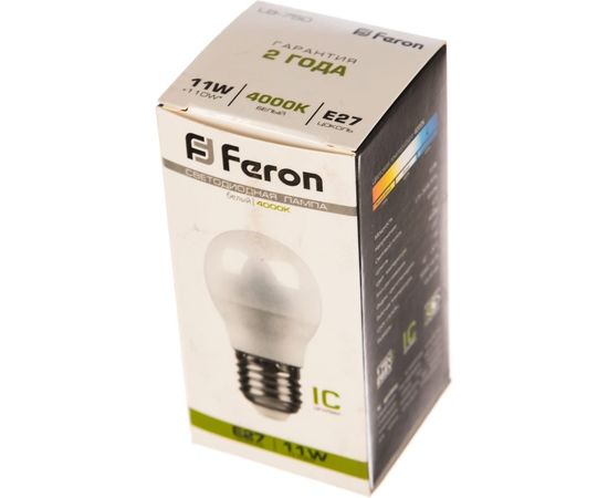 Светодиодная лампа FERON 11W 230V E27 4000K, LB-750 25950 – изображение 3