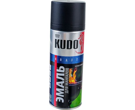 Термостойкая эмаль для мангалов KUDO черная 11600290 – изображение 3