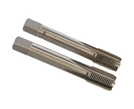 Метчик, трубная резьба HSS G1/8 дюйма, комплект из 2-х штук Bucovice Tools 142180 – изображение 3