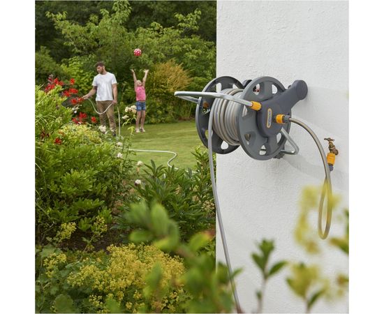 Катушка со шлангом 1/2"" 25 м, коннекторами и наконечником для шланга Hozelock 2431 2431R3600 – изображение 3