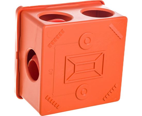 Распределительная коробка GUSI ELECTRIC 70х70х40, 6 муфт, IP54, ОП, негорючая, евро С3В76 Нг – изображение 3