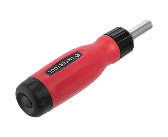 Реверсивная отвертка с комплектом насадок INTERTOOL 12ед VT-1003 – изображение 4