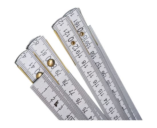 Метр складной 2 м алюминий 1 кл. точности КАЛИБРОН 116534 – изображение 5