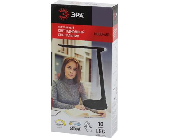 Настольный светильник ЭРА NLED48210WBK черный Б0041087 – изображение 6