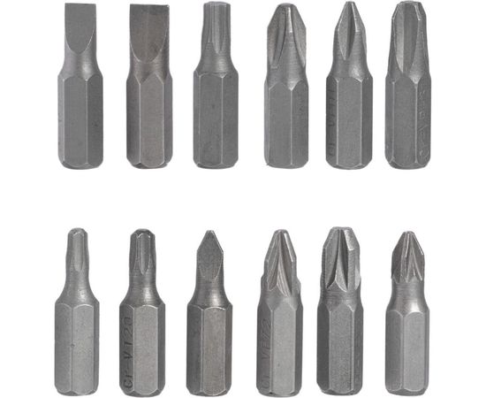 Реверсивная отвертка с комплектом насадок INTERTOOL 12ед VT-1003 – изображение 6