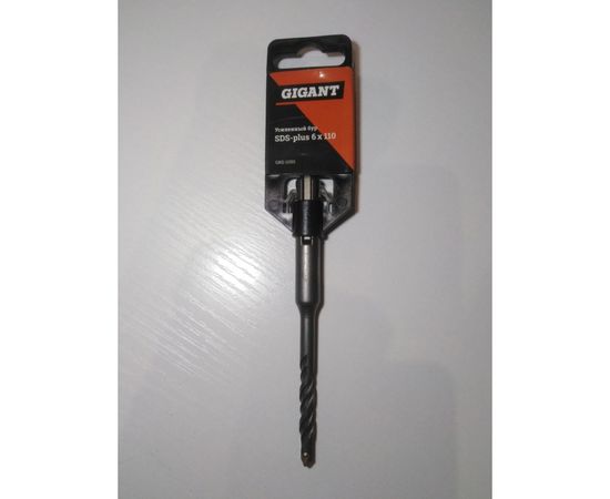 Бур усиленный по бетону SDS-plus (6x110 мм) Gigant GRD 11001 – изображение 10
