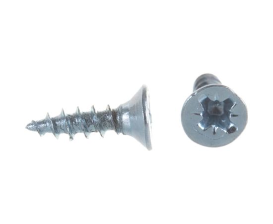 Потайной универсальный шуруп Метизный двор 2,5x10, белый, 70 шт. 4690441018793 