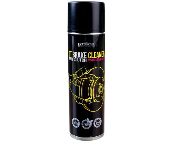 Очиститель тормозов и деталей GT OIL Brake Cleaner спрей, 650 мл 8809059410141 