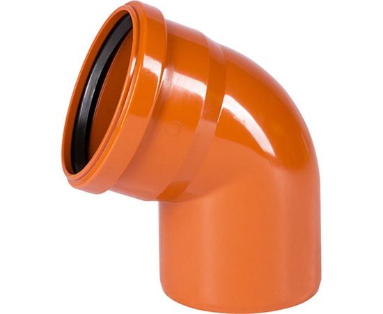 Отвод Ostendorf наружной канализации 110 мм, 67 градусов 220230 