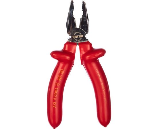 Диэлектрические пассатижи SHTOK 1000В 160 мм 08203 