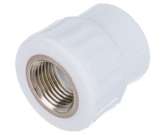 Комбинированная муфта VALFEX PP-R белая, 25х1/2 дюйма ВР 10129125 127-0234 