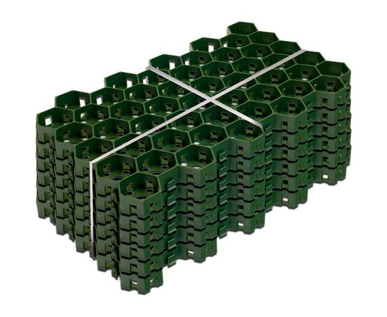 Газонная решетка ГеоПластБорд 544x336x32 мм, 6 шт., зеленая ГР_544.336.34_6 