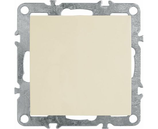 1-клавишный выключатель STEKKER механизм, 250В, 10А, серия Эрна, слоновая кость 39322 