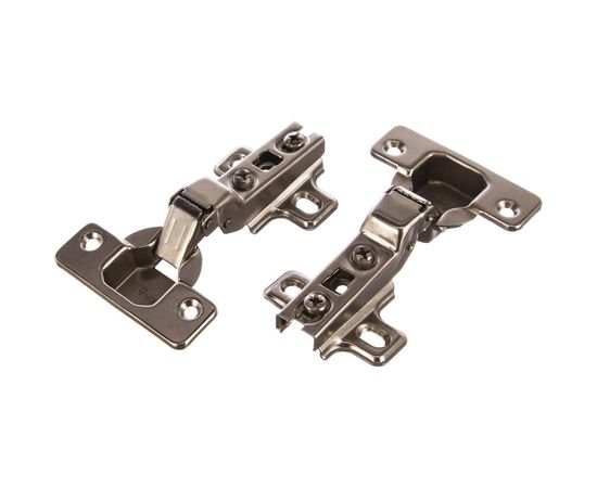 Четырехшарнирная петля Lemax prof slide-on, 110 градусов, полунакладная 2 шт. 2pcs-M101-Half 