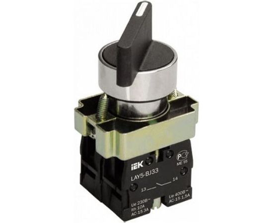 Переключатель IEK LAY5-BJ33 3 положения, I-0-I, длинная ручка, ИЭК BSW70-BJ-3-K02 