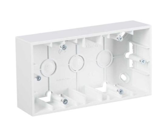 Коробка для наружного монтажа Simon на 2 поста, белый 10 1590752-030 