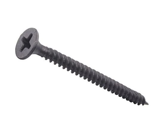 Саморезы ВИРТУОЗ 3,5х 19 мм, частая резьба, потайная головка, оксидированный 100 шт 02358 