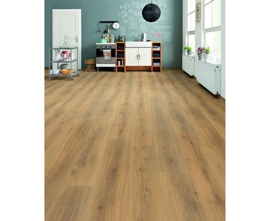 Ламинат Tritty 100 Gran Via 4V Дуб Контура (8х243х2200 мм; Темно-коричневый) HARO 538773 