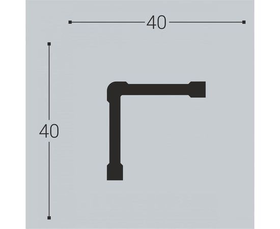 Угол bello deco XPS У 4 40x40 мм 00-00104570 – изображение 2