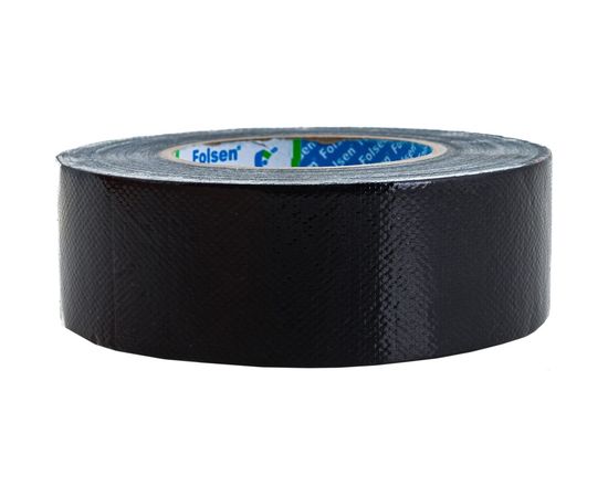 Тканевая лента FOLSEN влагоустойчивая 48мм х50м, черная 052044850 – изображение 2