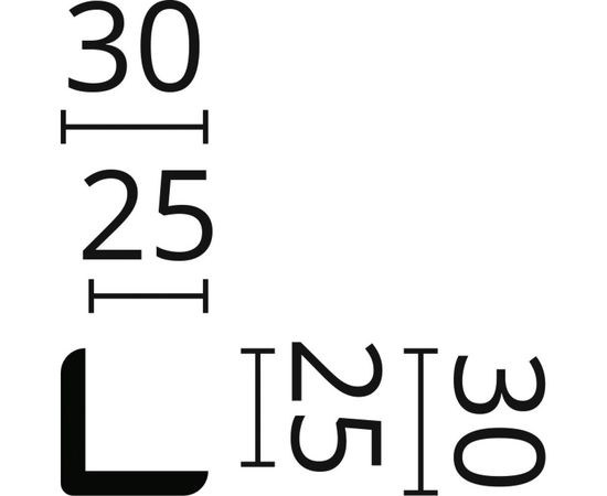 Угол WALLSTYL (30 мм; белый) NMC WE1 – изображение 2