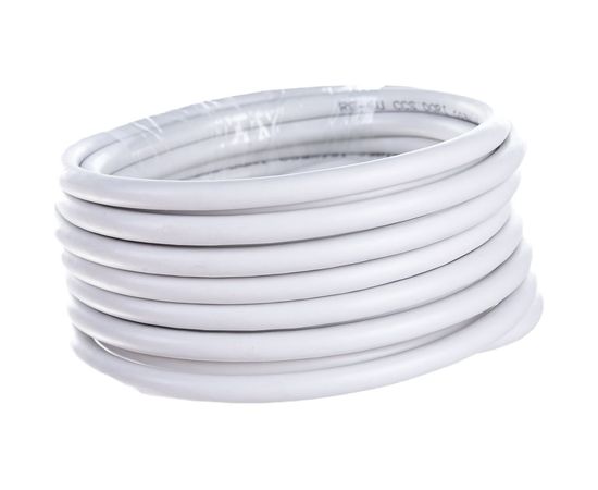 Коаксиальный кабель DORI RG-6 U белый CCA 5м, шт 1126-5 – изображение 2
