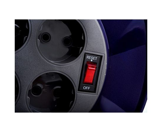 Удлинитель ЭРА, силовой, RPx4s2x1.020m, на пластиковой катушке, б/з, 4 гн, 20м, ПВС 2х1, Б0043050 – изображение 2