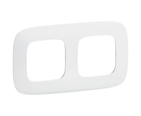 Универсальная рамка Legrand Valena Allure 2 поста белый Leg 754302 – изображение 2