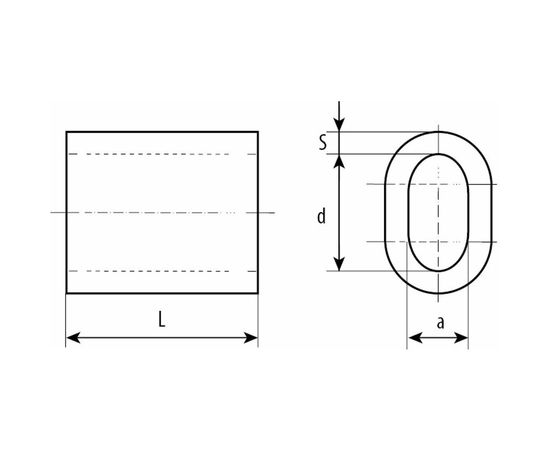 Зажим троса Зубр DIN 3093 алюминиевый, 3мм, ТФ5, 100 шт 4-304475-03 – изображение 2