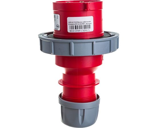 Кабельная вилка PCE 32А 380V 3P+N+E IP67 0252-6 – изображение 2