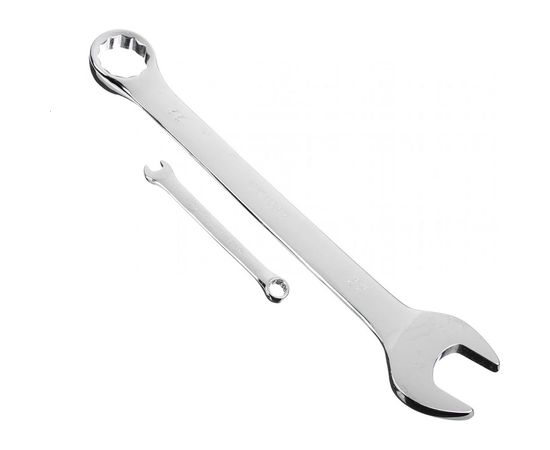 Набор рожково-накидных ключей ЕРМАК 12 предметов, 6-22мм, полированные CRV, пластик холдер 736-098 – изображение 2