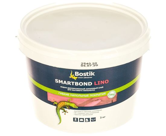 Клей для бытового линолеума Bostik SMARTBOND LINO 3 кг 50024467 – изображение 2