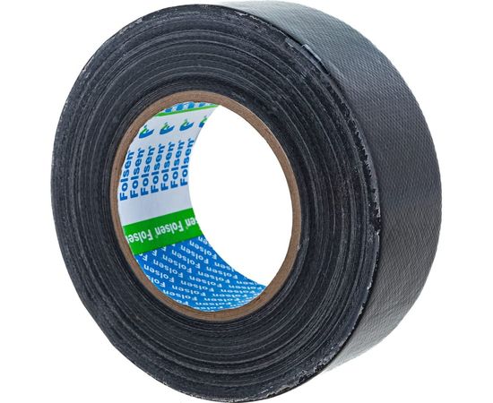Тканевая лента FOLSEN влагоустойчивая 48мм х50м, черная 052044850 – изображение 3