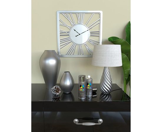 Аэрозольная краска MONARCA металлик Яркий Хром 30318 – изображение 3