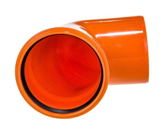 Отвод наружной канализации RTP 110 мм, 87 градусов 11648 – изображение 3