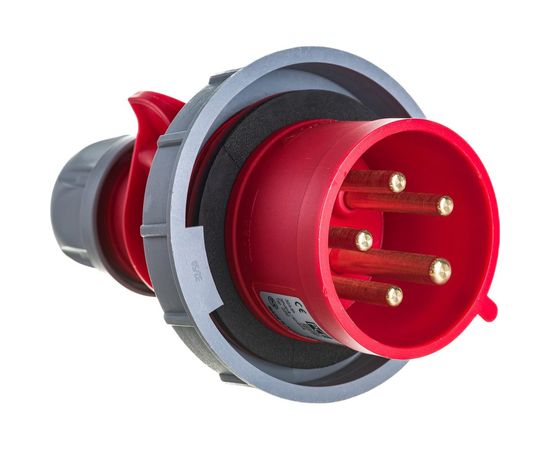 Кабельная вилка PCE 32А 380V 3P+N+E IP67 0252-6 – изображение 3