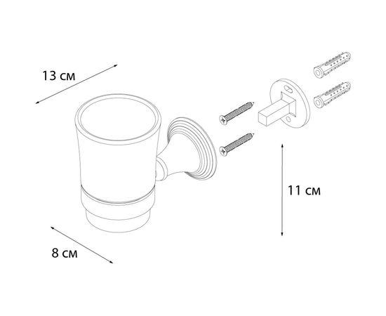 Одинарный подстаканник FIXSEN BEST 71606 – изображение 4