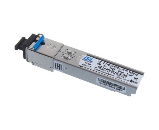 Модуль SFP GIGALINK WDM, 1Гбит/c, одно волокно SM, SC GL-OT-SG14SC1-1310-1550-D – изображение 5